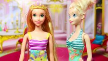Frozen Elsa RAPUNZEL PREGNANT Flynn Ryder Married Tangled BFF Elsas Friend Barbie Parody