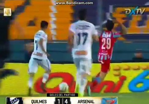 Quilmes vs Arsenal (1-4) Primera División 2016 Fecha 10 Zona 1