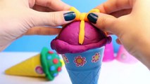 Christmas Peppa Pig Ice Cream Parlor Building Toys Play Doh Rainbow Ice Cream DIY Heladería Part 4