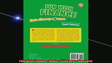 FREE DOWNLOAD  Fun with Finance Math  Literacy  Success  BOOK ONLINE