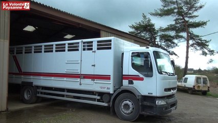 CUMA de Bozouls : un camion-bétaillère adapté
