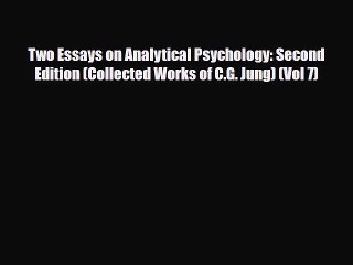 Download ‪Two Essays on Analytical Psychology: Second Edition (Collected Works of C.G. Jung)