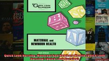READ book  Quick Look Nursing Maternal And Newborn Health Quick Look Nursing Quick Look Nursing  DOWNLOAD ONLINE