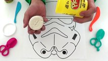 Star Wars The Force Awakens: How to Draw a Stormtrooper Play Doh time-lapse by Supercool4kids