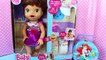 Baby Alive My Baby All Gone Pooping Peeing Doll Dirty Diapers & Surprise Toys Purse