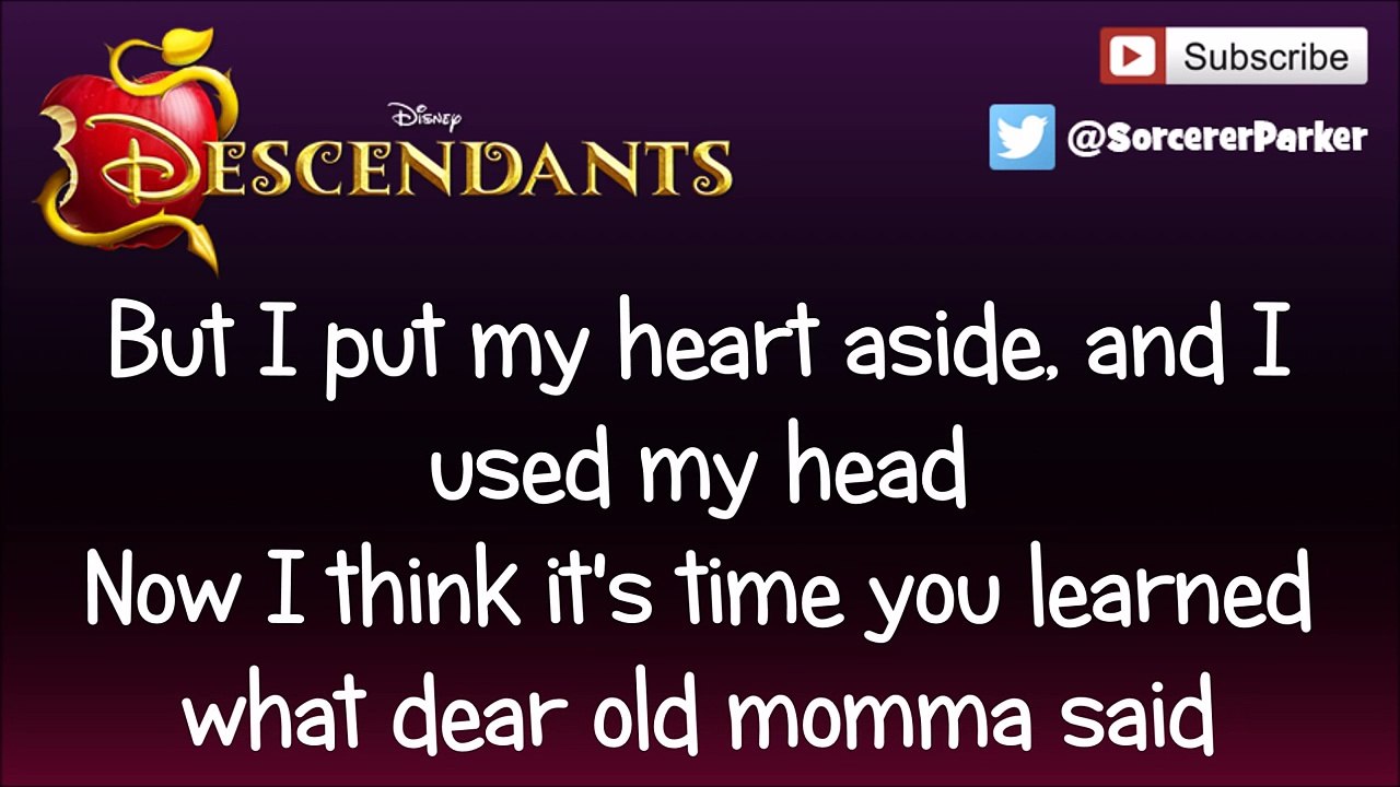 DISNEY DESCENDANTS Evil Like Me FULL SONG & LYRICS