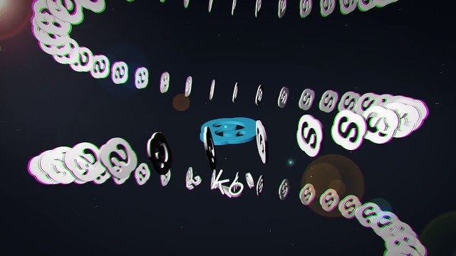 Effect Chrome Aberration - CINEMA 4D (LOGO SKYPE)