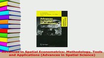 PDF  Advances in Spatial Econometrics Methodology Tools and Applications Advances in Spatial Download Full Ebook