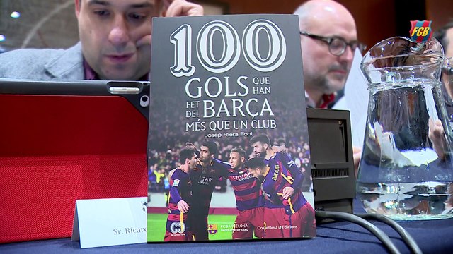 Pep Riera presenta el Libro “100 Gols d’Història” [ESP]