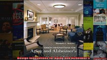 Read  Design Innovations for Aging and Alzheimers  Full EBook
