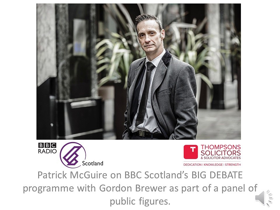 Patrick McGuire panel member on Gordon Brewer's Big Debate