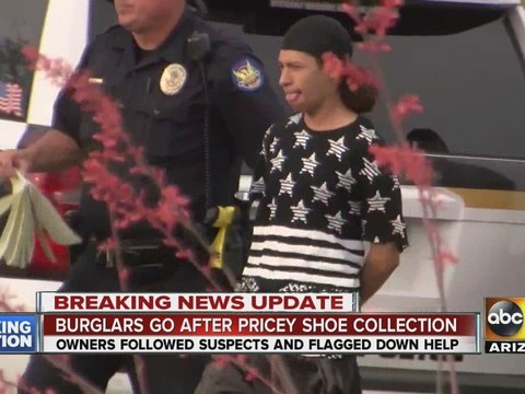 Burglary suspects go after pricey shoe collection