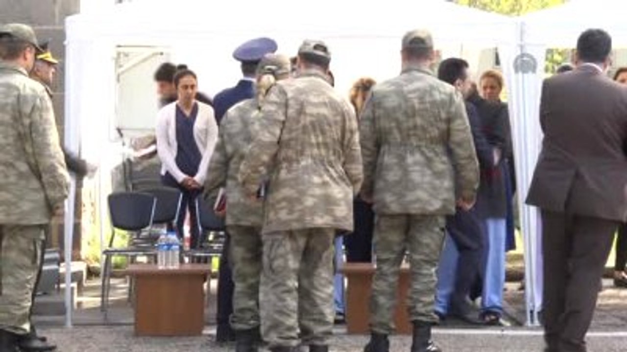 Şehit Jandarma Uzman Çavuş Cantürk İçin Tören