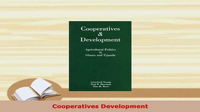 PDF Cooperatives Development Ebook