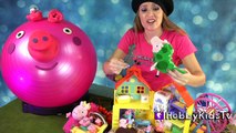 Mega GIANT Play-Doh PEPPA PIG Surprise Egg Head! SPONGEBOB Chocolate Egg, MLP, Toys HobbyKidsTV