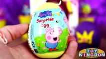 Polly Pocket Giant Kinder Surprise Egg & Play Doh Surprise Eggs - Peppa Pig, Disney Princess