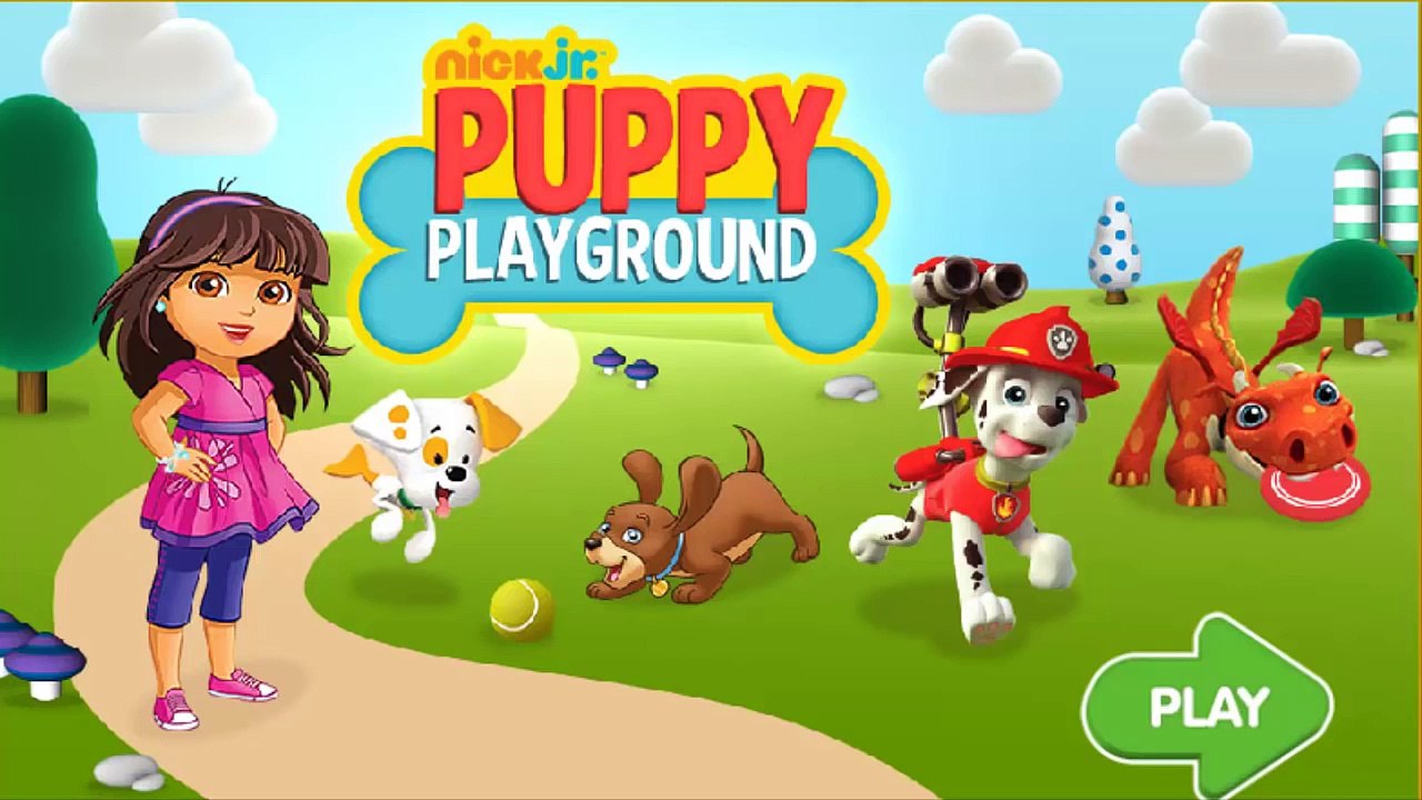 Nick Jr Puppy Playground Game - Bubble Guppies,Paw Patrol,Dora The Explorer,Wallykazam