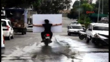 Bodrum Motosikletle Tehlikeli Yolculuk