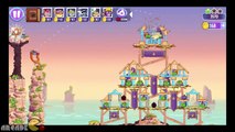 Angry Birds Stella: Boss Level Beach Day Wall Of Pigs Level 2 All 3 Stars