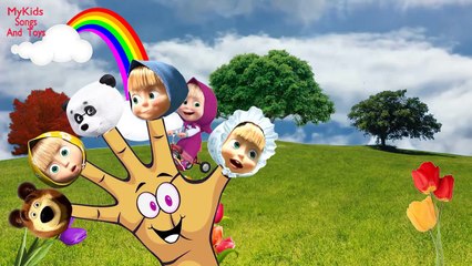 Masha and Bear Finger Family Song Nursery Rhymes i Medved Finger Songs!