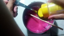 Cara membuat slime dari baking powder