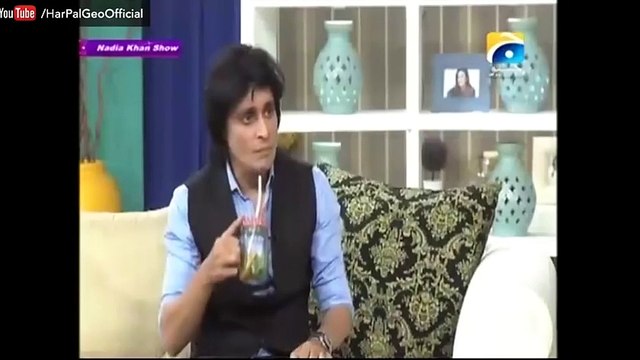Check the Reaction of Sahir Lodhi When Nadia Khan Asked “Kabhi Waxing Ya Threa