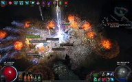 Path of Exile LS Gladiator Necropolis map T10 boss kill