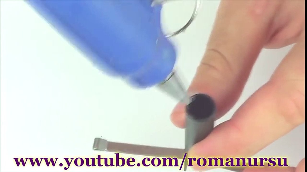 How to make a MINI CROSSBOW with 3 pens _ HACK PENS !