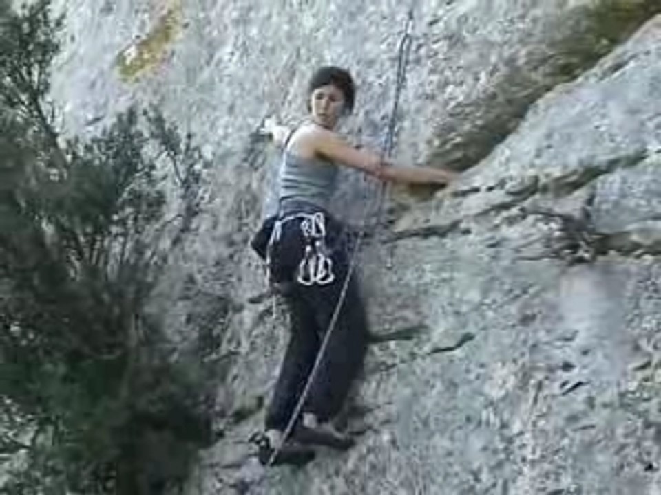 escalade - Alpilles, 17 avril.