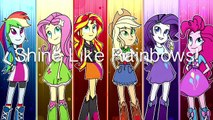 My Little Pony: Equestria Girls, Rainbow Rocks- Shine Like Rainbows Lyrics