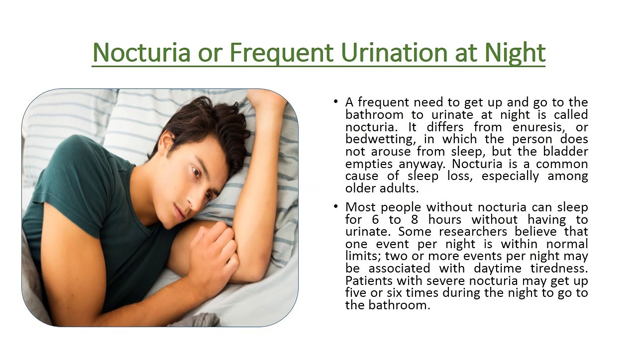 Nocturia or Frequent Urination at Night