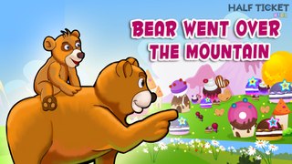 The Bear Went Over The Mountain | Nursery Rhymes Songs With Lyrics | Kids Songs