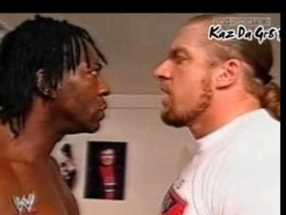 Booker T, Goldust & Triple H Backstage