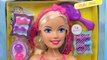 Barbie Hair with Frozen Elsa and Anna Barbie Dolls Stylin Head Hair Braids by DisneyCarToys