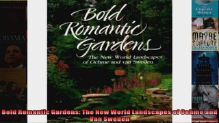 Download  Bold Romantic Gardens The New World Landscapes of Oehme and Van Sweden Full EBook Free