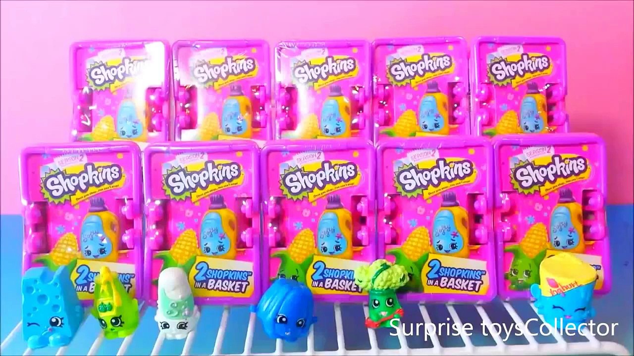 10 Shopkins SEASON 2 Blind Baskets Unboxing for Shopkins SEASON 2 with Ultra Rares
