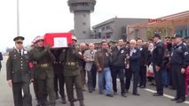 Ordu Hani Şehidini Burak Cantürk'ün Cenazesi Ordu'ya Getirildi
