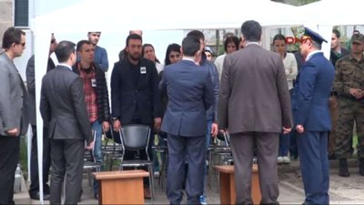 Diyarbakır Hani?deki Saldırıda Şehit Olan Uzman Çavuş Halis Uysal İçin Tören Düzenlendi-1