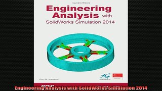 FREE DOWNLOAD  Engineering Analysis with SolidWorks Simulation 2014  FREE BOOOK ONLINE