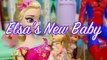 Frozen Elsas NEW BABY Disney Princess Doll Parody With Spiderman & Frozen Kids by DisneyCarToys