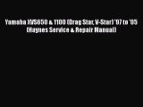 Read Yamaha XVS650 & 1100 (Drag Star V-Star) '97 to '05 (Haynes Service & Repair Manual) Ebook