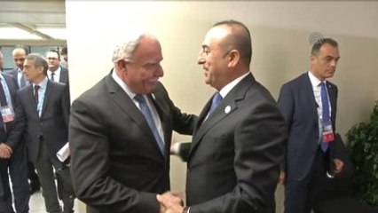 Çavuşoğlu, Filistin Dışişleri Bakanı Riyal El Malki ile Biraraya Geldi