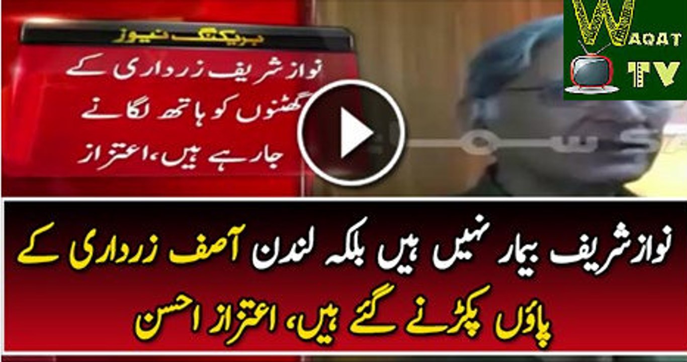 Nawaz Sharif London Asif Zardari Ke Paaon Pakarne Ge Hai Watch Video