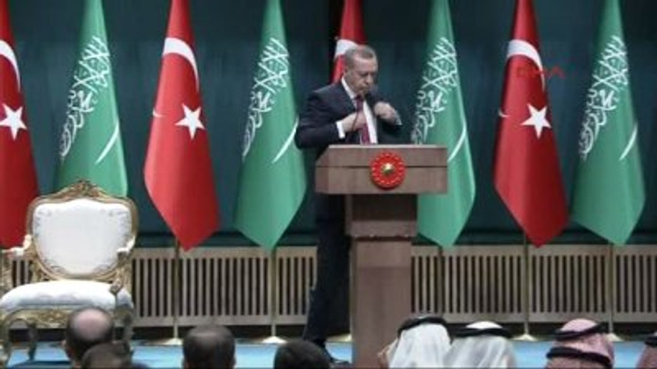 Suudi Arabistan Kralı Selman Bin Abdulaziz'e Devlet Nişanı Tevcih Töreni