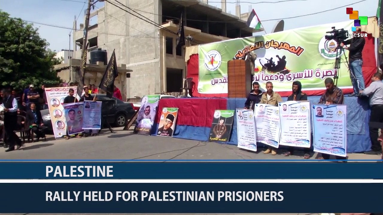 Gazans Hold Rally for Palestinian Prisioners