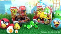 Angry Birds funny series Angry Eggs #13 - Kinder surprise egg toy opening EPIC fun movie (SC4K)