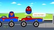 Surprise Eggs Toys For Kids - Batman Superman Hulk Spiderman And Their Monster Trucks