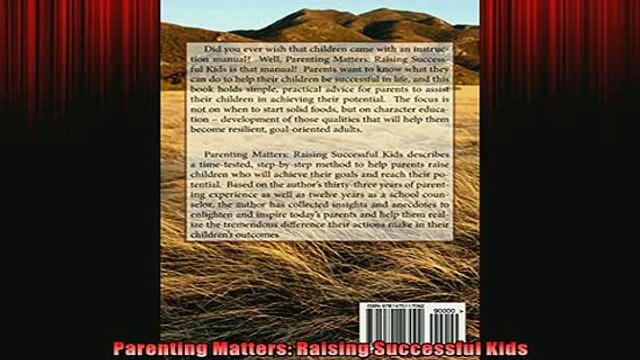 READ book Parenting Matters Raising Successful Kids FREE BOOOK ONLINE