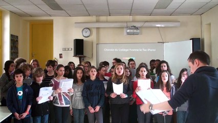 [Ecole en choeur] Académie de Paris - Collège Yvonne le Tac 75018