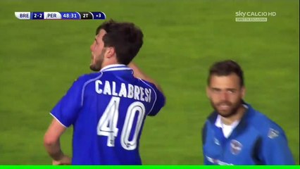 Télécharger la video: 2-2 Arturo Calabresi Goal Italy  Serie B - 11.04.2016, Brescia Calcio 2-2 Perugia Calcio